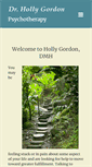 Mobile Screenshot of drhollygordon.com